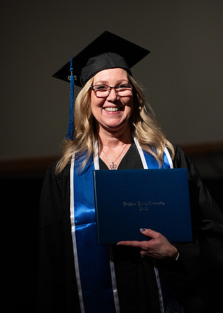 Graduates during convocation for the College of Business and Communication.