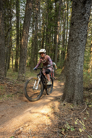 Media Creation Team mountain biking.