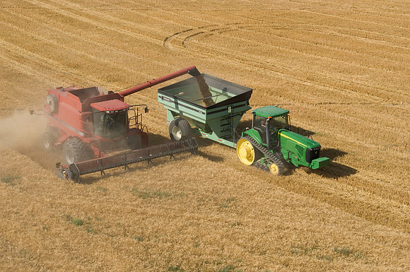 Aerial photos of Idaho agriculture