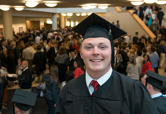 April 2014 Graduation ceremonies in the BYU-Idaho Center.
