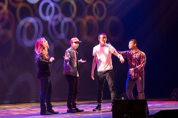 Dance group, Fantastic Four, give an upbeat and refreshing routine.