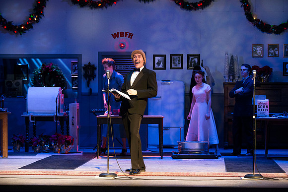 It's a Wonderful Life: A Live Radio Play, comes to life on stage at the Snow Drama Theater at BYU-Idaho.  It was written by Joe Landry and directed by Roger Merrill.
