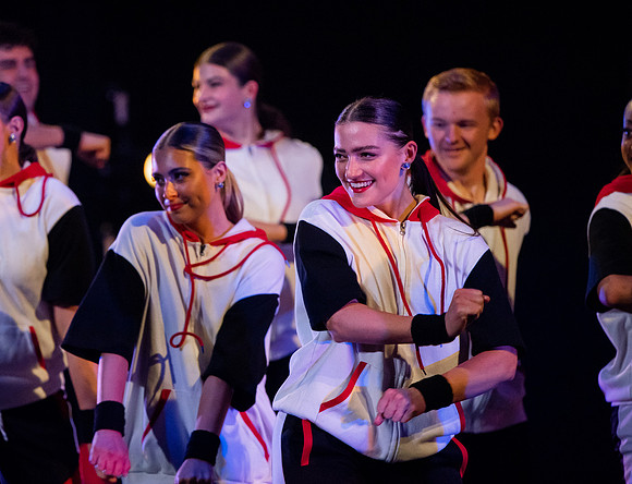 BYUI students dance in Extravadance during the Spring 2021 semester.