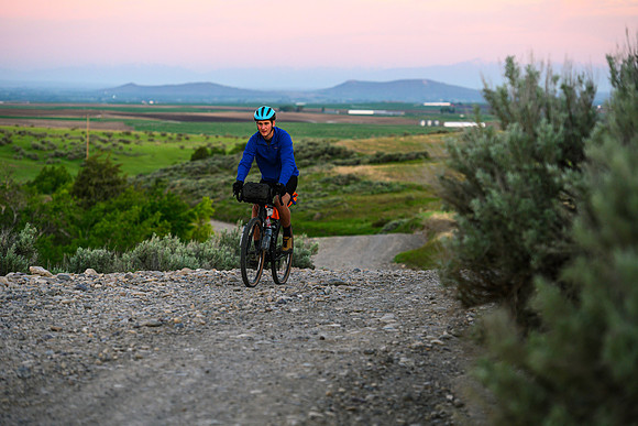 James rides a route starting and ending in Rexburg and looping through Green Canyon and Heisi Hot Springs.
