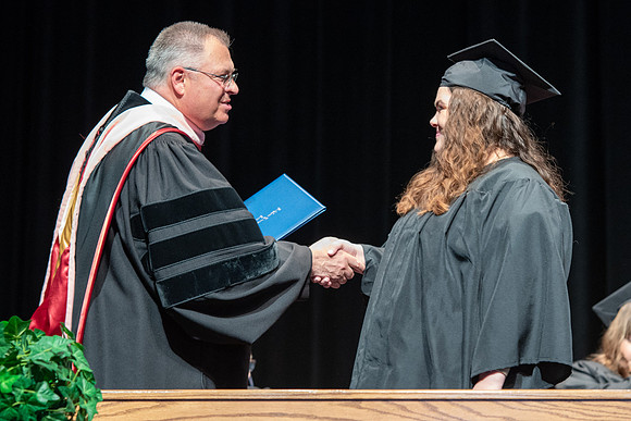 Graduates during Interdisciplinary Studies convocation.